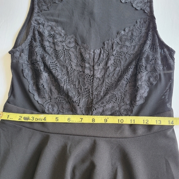 Windsor Sleeveless Sheer Lace Dress. - Picture 6 of 9